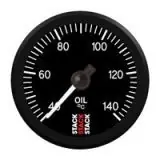 Manomètre de température d'huile 60 à 140°C Stack professionnel