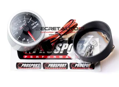 Manomètre voltmètre Prosport Clear Lens Series — photo 2