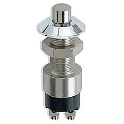 Bouton poussoir chromé - 30A