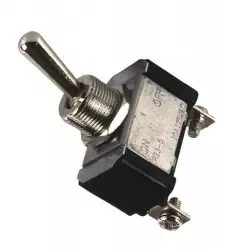 Interrupteur métal 3 positions - 25A / 12V