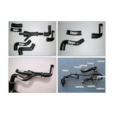 Kit durites silicone Forge Motorsport pour dégazage d'huile Audi TT (8N / MK1) 1,8 turbo 225cv de 1998 à 2006 — photo 2