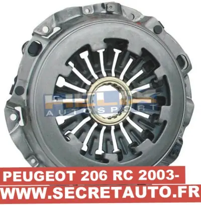 Mécanisme d'embrayage renfrocé Helix pour Peugeot 206 RC 180cv à partir de 2003