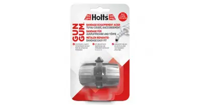 Bandage d'échappement acier Holts pour coude échappement