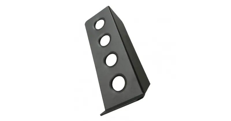 Bac repose pieds pilote OBP Motorsport noir mat