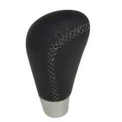Pommeau en cuir noir