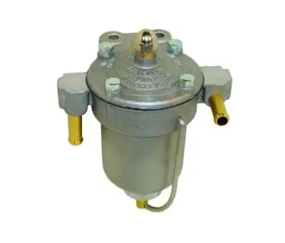 Régulateur de pression d'essence King 67 mm pour Carburateur. Modèle avec bocal en alu.