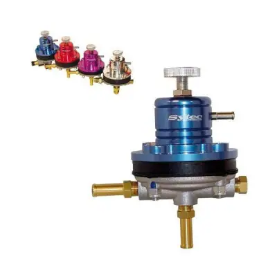 Régulateur de pression d'essence Sytec Motorsport pour moteur injection gros débit (de 1,5 à 6 bars).