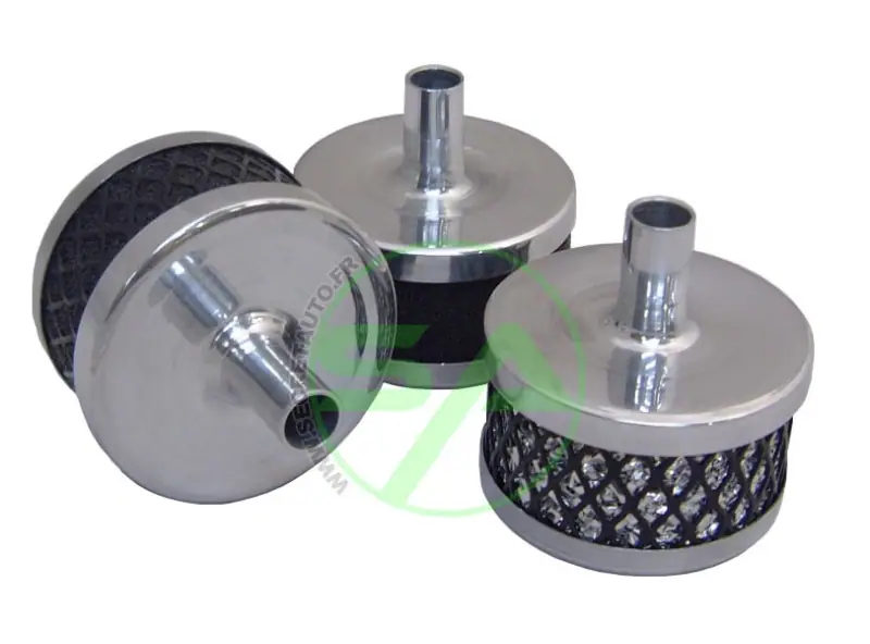 Filtre reniflard d'huile en mousse Pipercross avec entrée en alu. Diamètres 13 - 16 - 19 mm