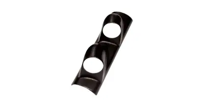 Support de pare brise gauche manomètre noir Ø52mm pour 1/2/3 manomètres — photo 2