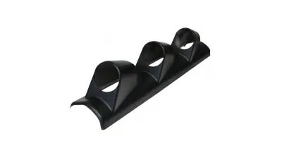 Support de pare brise gauche manomètre noir Ø52mm pour 1/2/3 manomètres — photo 3
