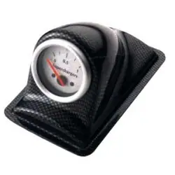 Support tableau de bord manomètre look carbone Ø52mm pour 1/2/3 manomètres
