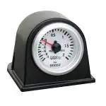 Support tableau de bord manomètre noir Ø52mm pour 1/2/3 manomètres