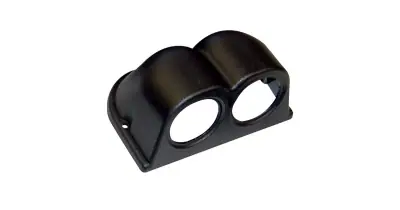Support tableau de bord manomètre noir Ø52mm pour 1/2/3 manomètres — photo 2