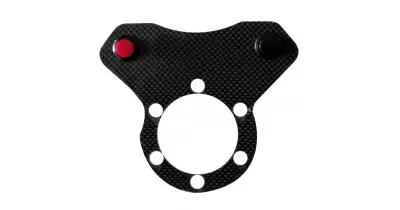 Platine pour volant carbone avec 2 boutons