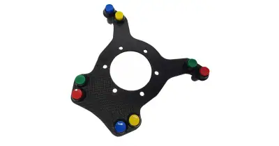Platine pour volant carbone avec 8 boutons